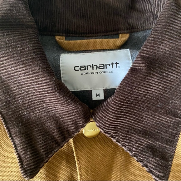 Carhartt WIP Work in Progress Michigan Chore Coat Hamilton Brown Dearborn Canvas - Picture 5 of 14